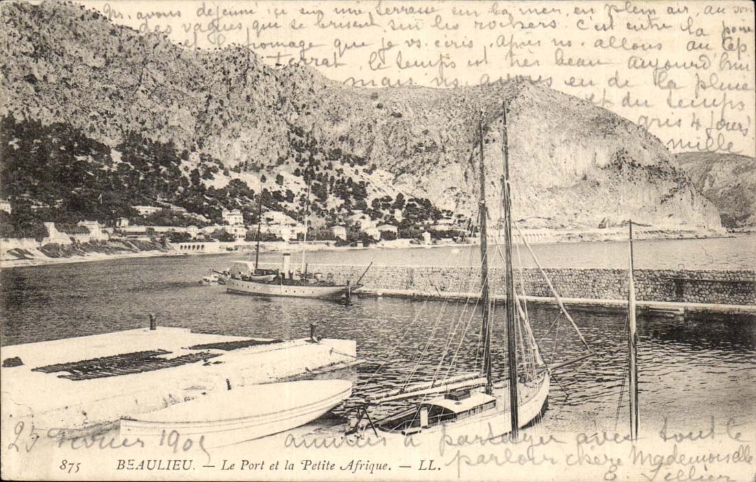 Beaulieu — Le Port et la Petite Afrique — LL. n°875