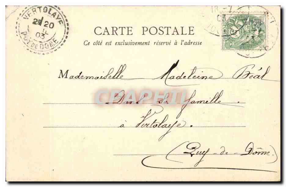 Paris CPA Avenue du Bois de Boulogne — Rückseite