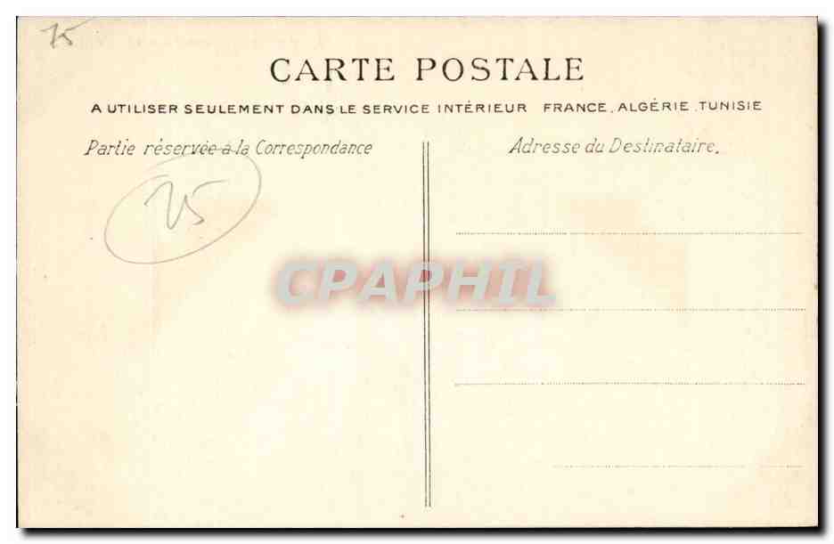 Paris CPA Hotel Palace — Rückseite