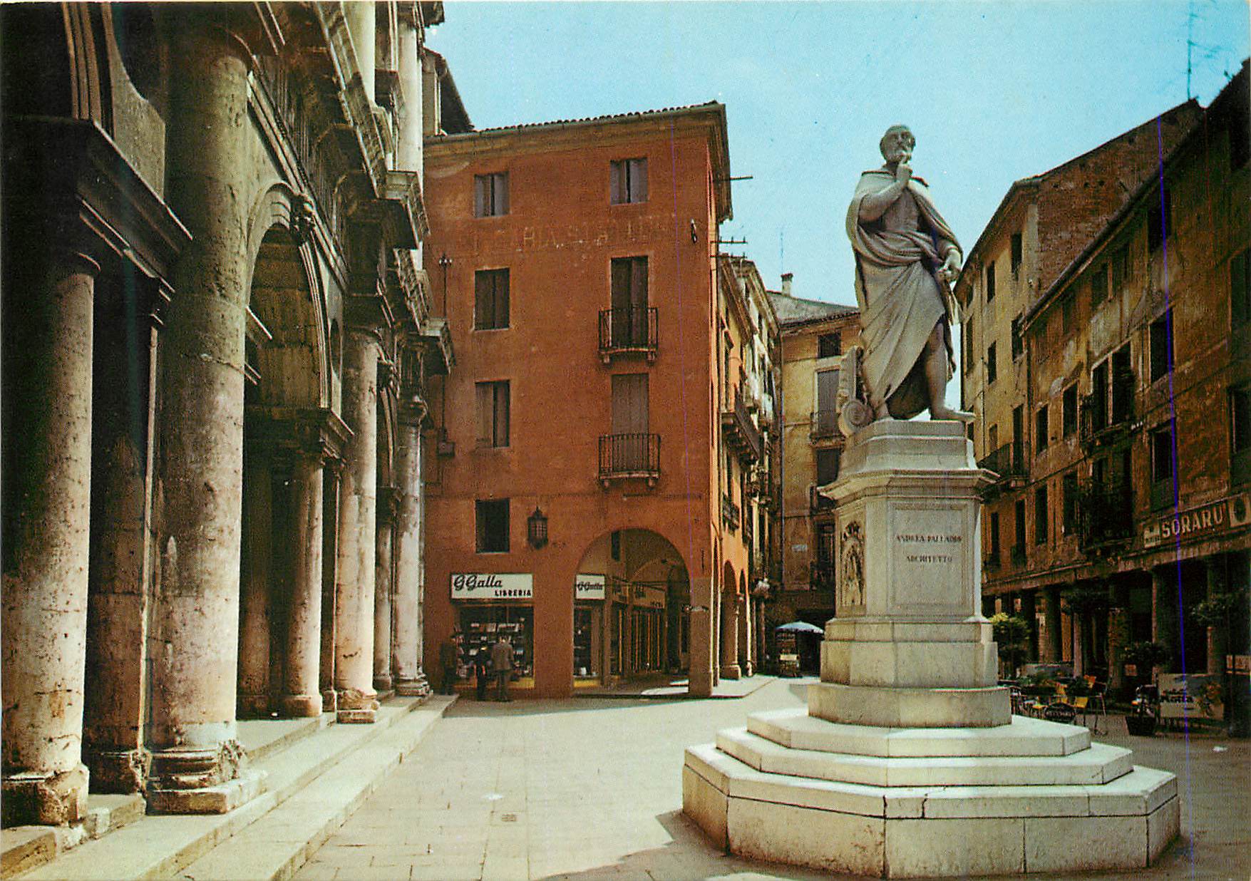 CPM Vicenza Petite Place et Monument Andrea Palladio