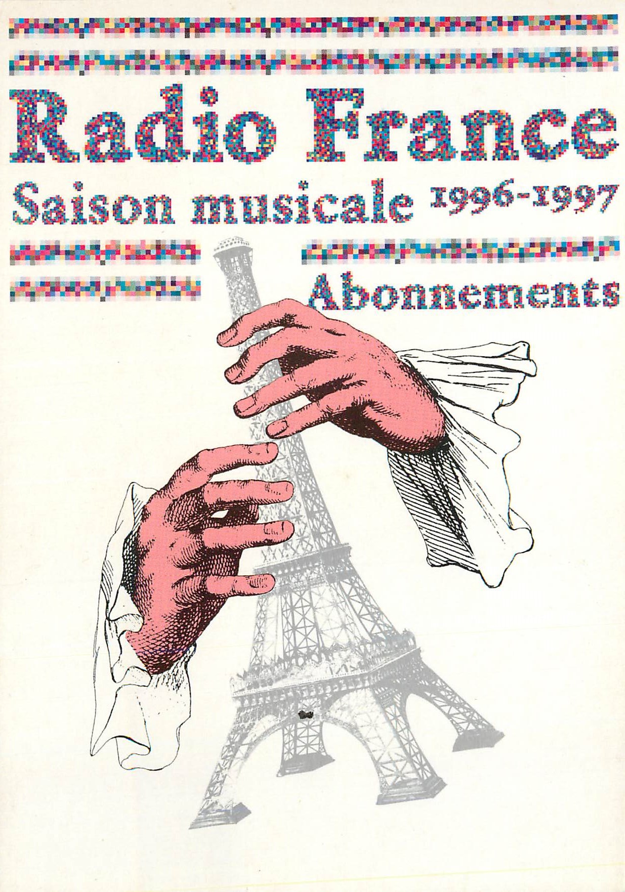 CPM Radio France Saison Musicale 1996 1997 Tour Eiffel