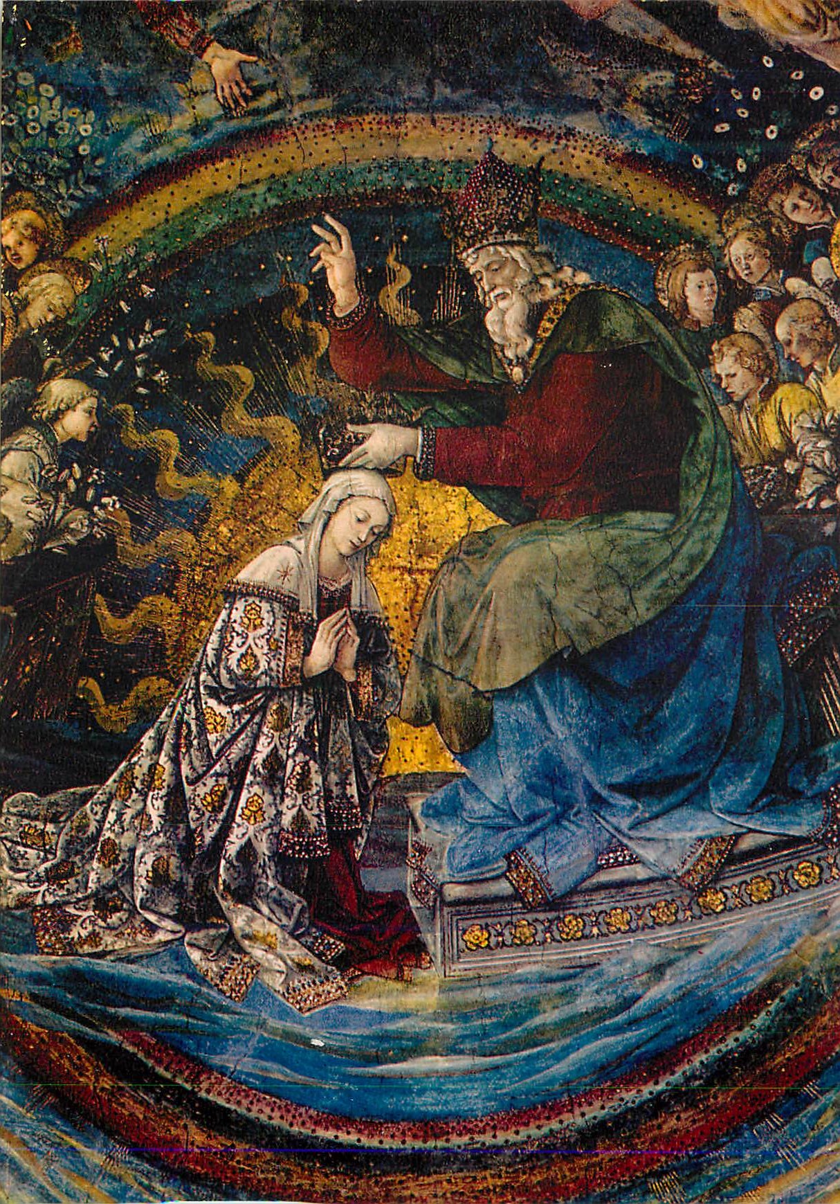 CPM Spoleto Le Dome Le Couronnement de la Vierge Detail