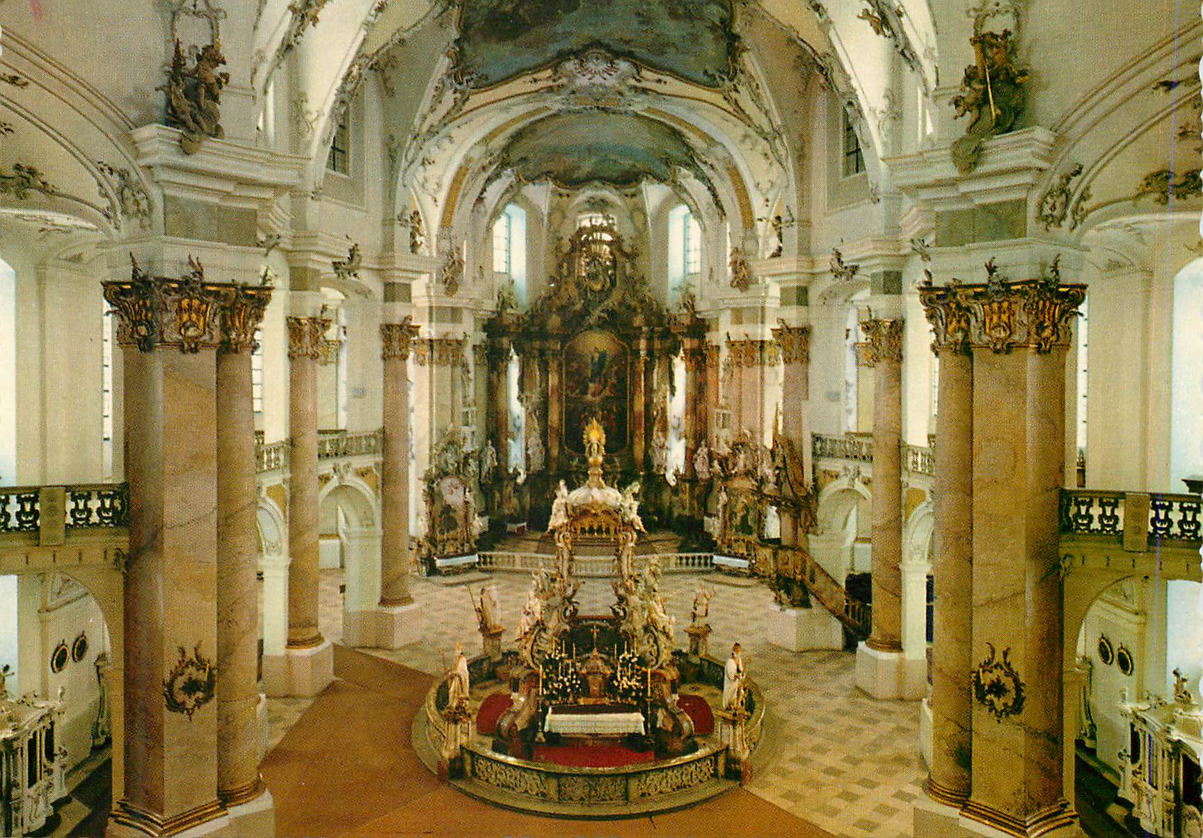 CPM Vierzehnheiligen Barock Basilika vo Balthasar Neumann erbaut 1743 1772
