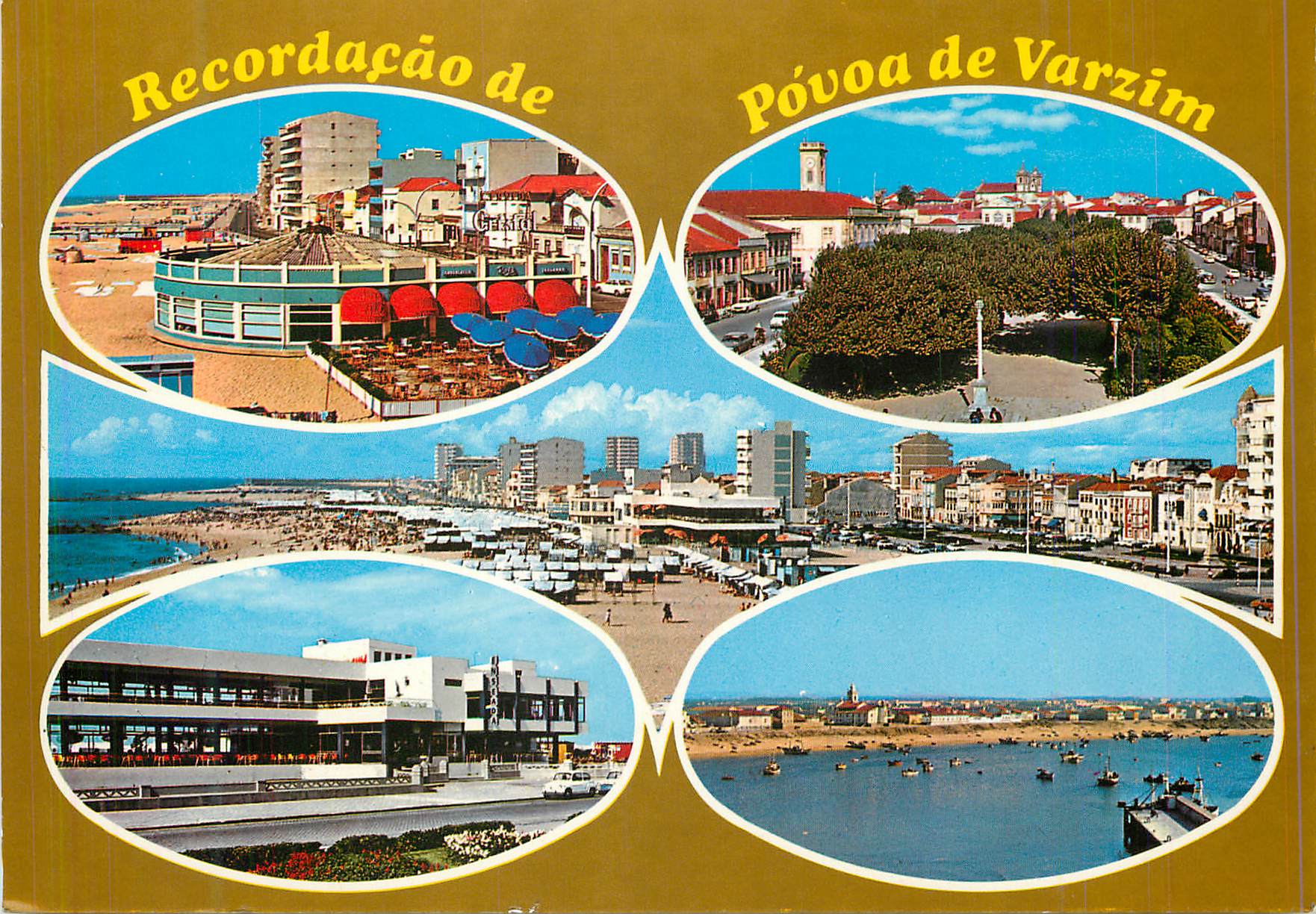CPM Povoa de Varzim Une des Plages les plus frequentees du Portugal