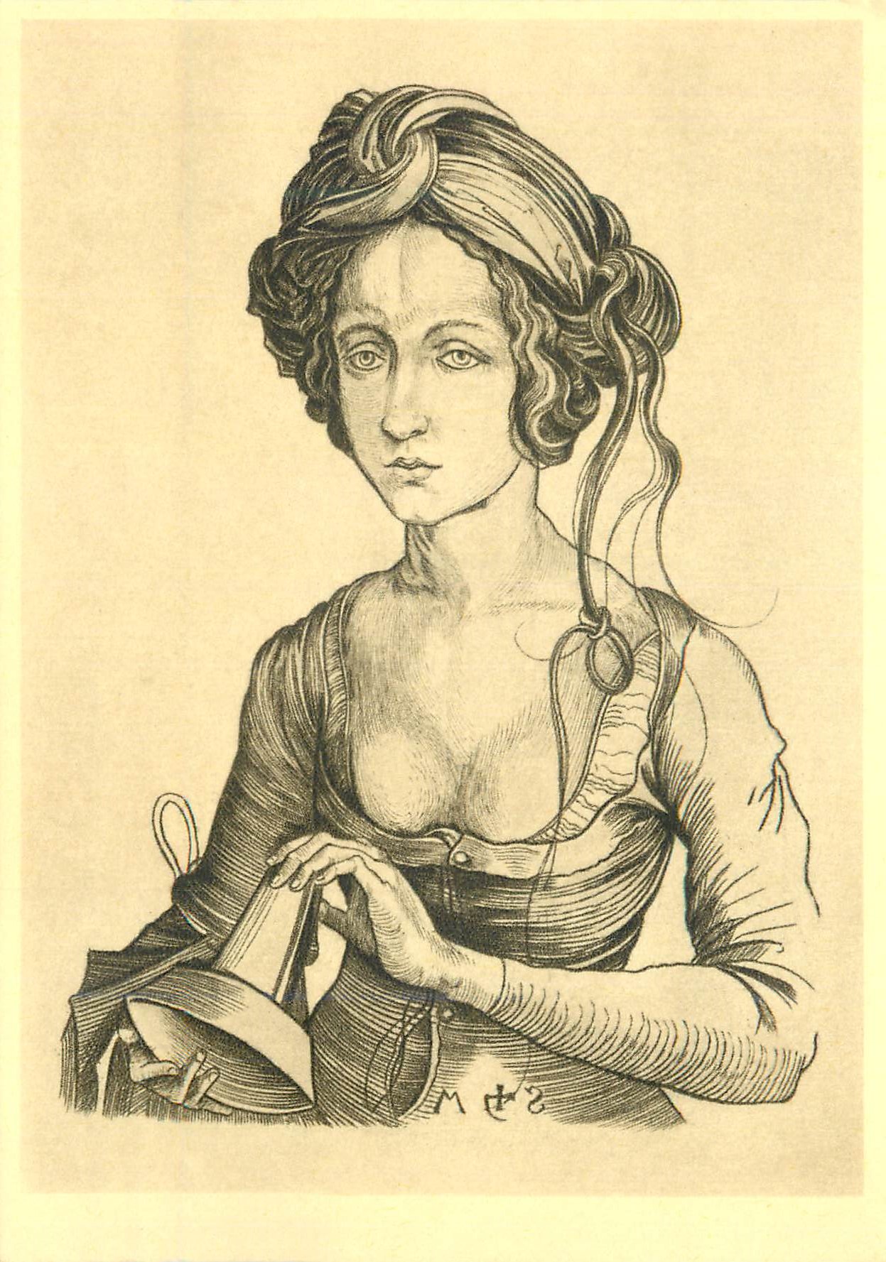 CPM Colmar vers 1450 Brisach 1491 Martin Schongauer Peintre Graveur Une Vierge Folie