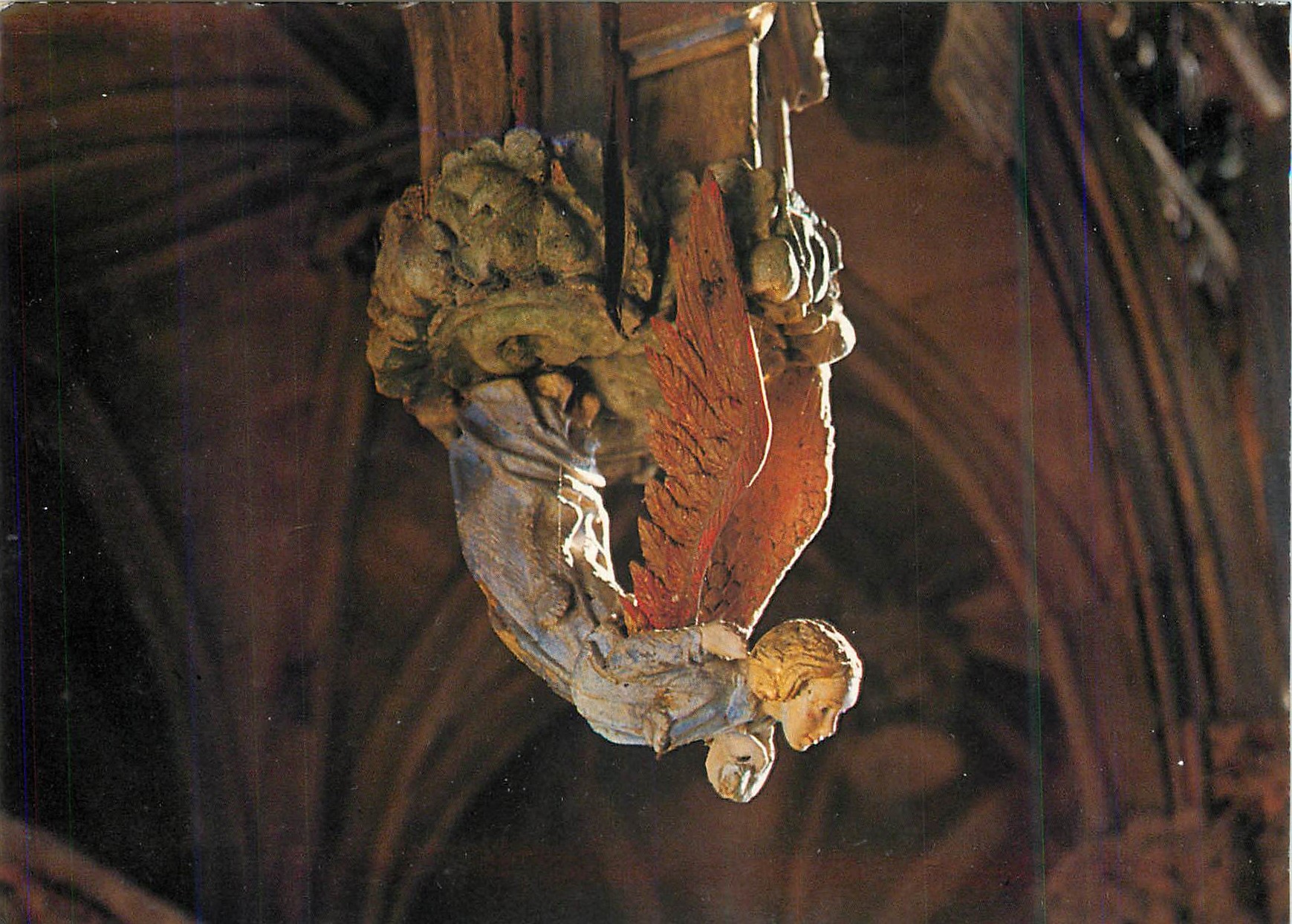CPM Le Faouet Chapelle Saint Fiacre La Bretagne en Couleurs Angelot en Ecoincon sous le Jube