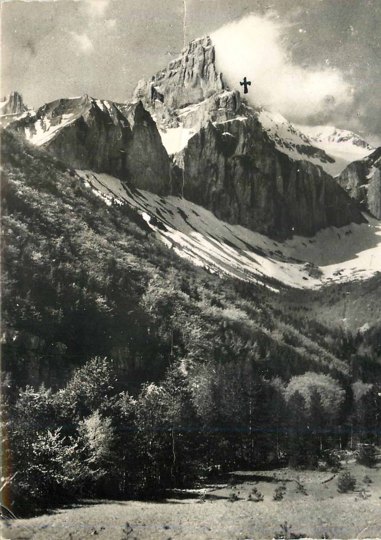 CPM L'Obiou (2793 m) Les Alpes Pittoresques Accident d'Aviation des pelerins Canadiens