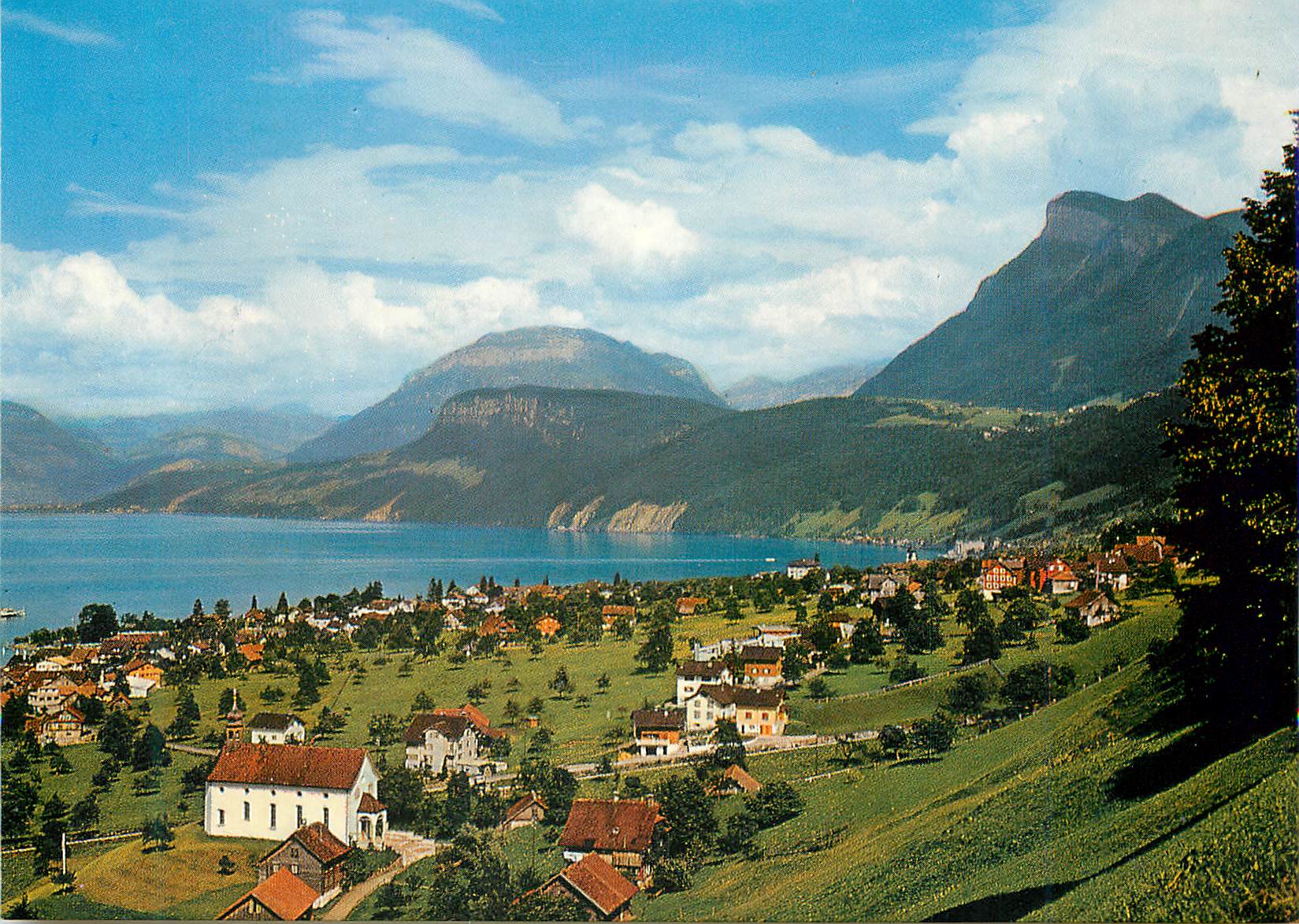 CPM Beckenried Ridli Kapelle Blick auf den Vierwaldstattersee