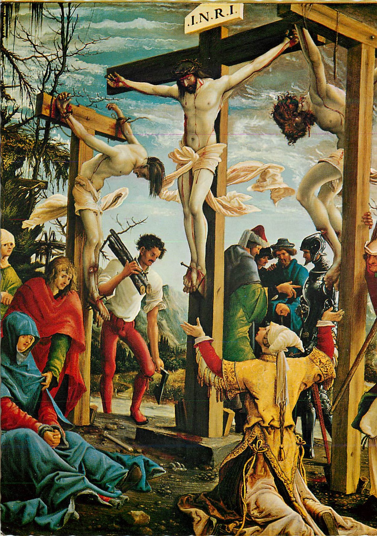 CPM A Altdorfer Altar St Florian Kreuzigung