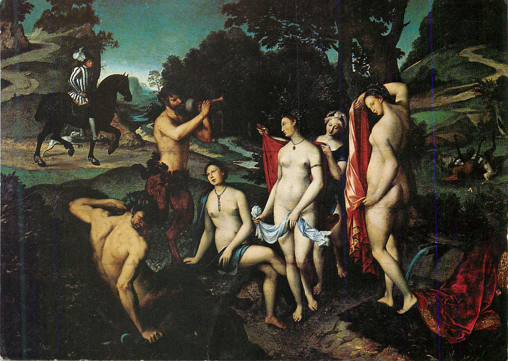 CPM Rouen Musee des Beaux Arts Francois Clouet (1516 1572) Le Bain de Diane
