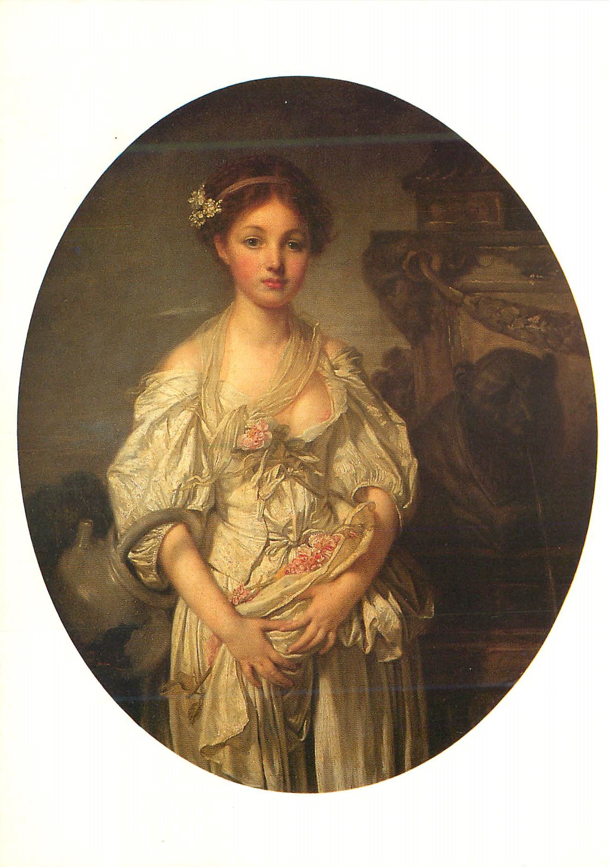 CPM Louvre Departement des Peintures J B Greuze 1725 1805 La Cruche Cassee vers 1772