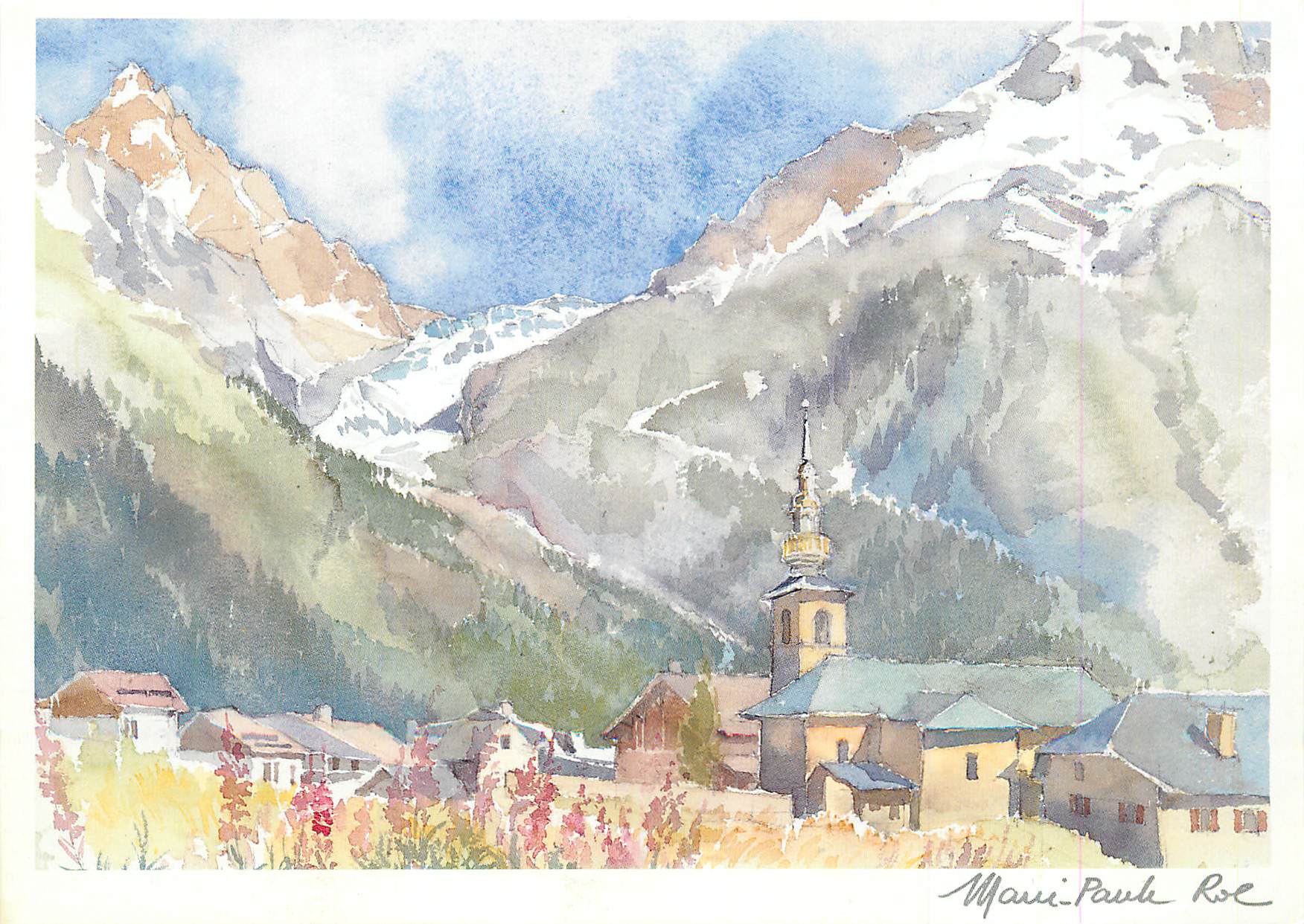CPM Aquarelles de Marie Paule Roc