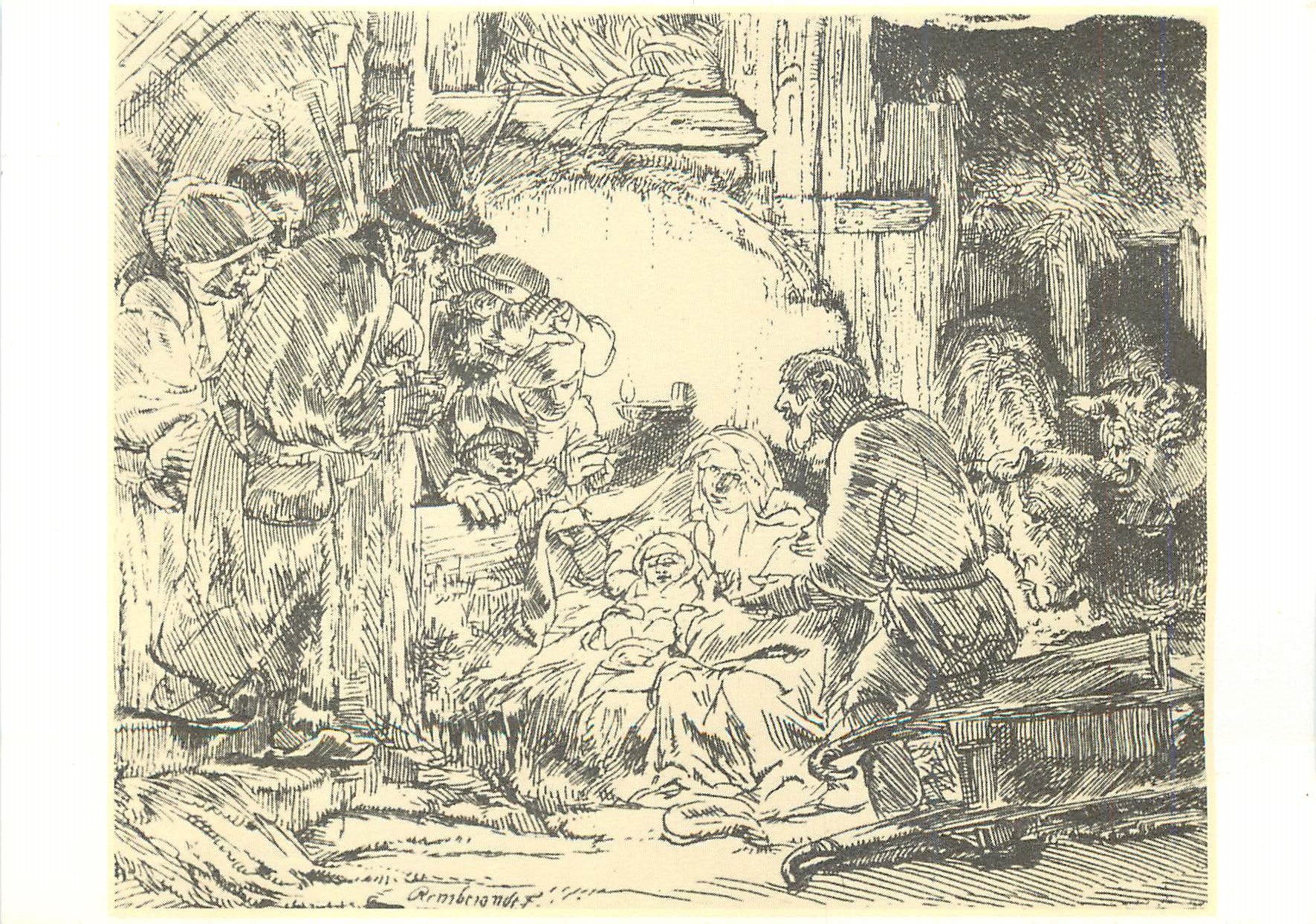 CPM Amsterdam Coll Museum Het Rembrandthuis Rembrandt (1606 1669) De Aanbidding van de Herders Est Ca 1654