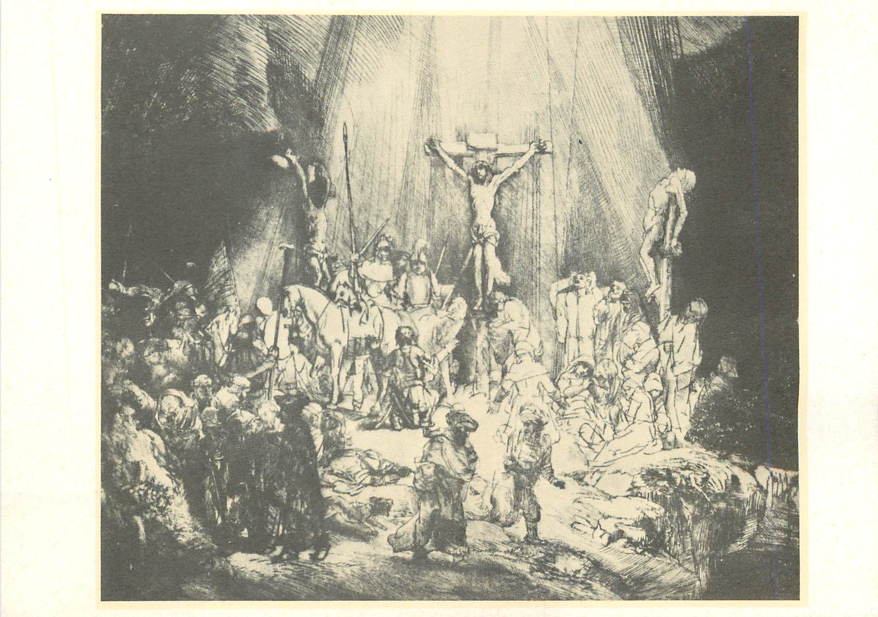 CPM Amsterdam Coll Museum Het Rembrandthuis Rembrandt (1606 1669) De drie Kruisen Ets 1653