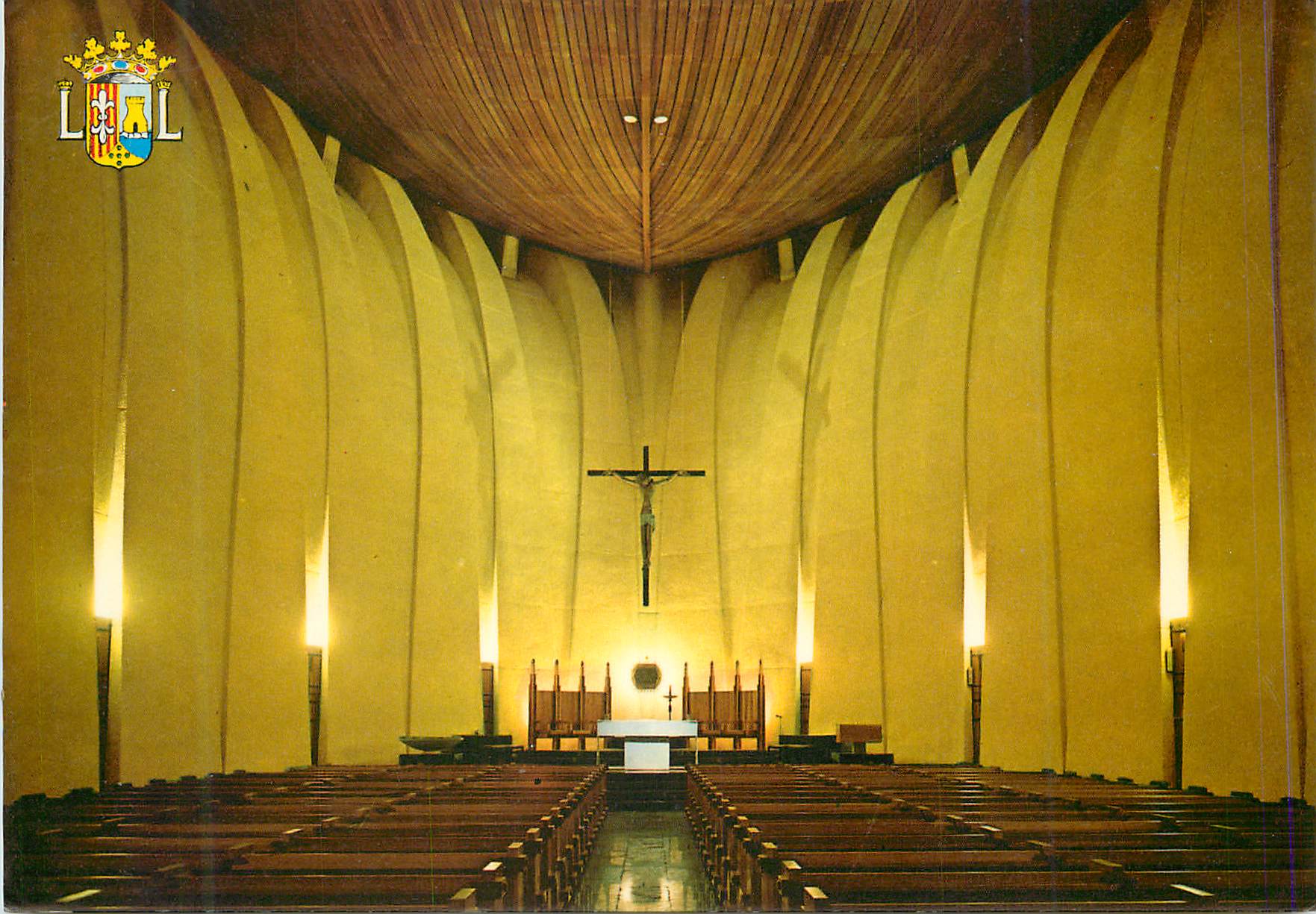 CPM Javea (Alicante) Templo Farroquial (Interior)