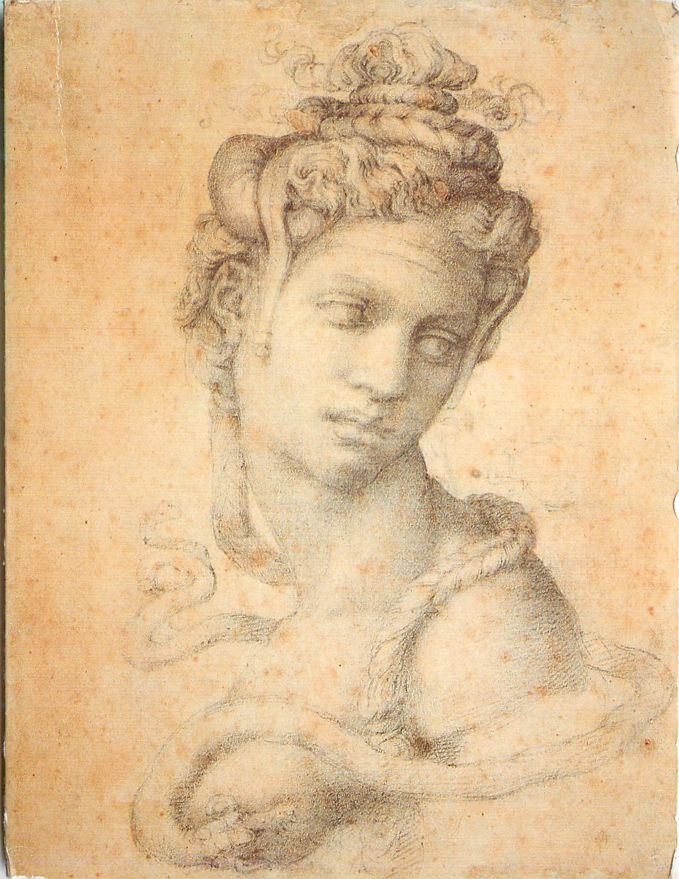 CPM Michel Ange Musee du Louvre Paris
