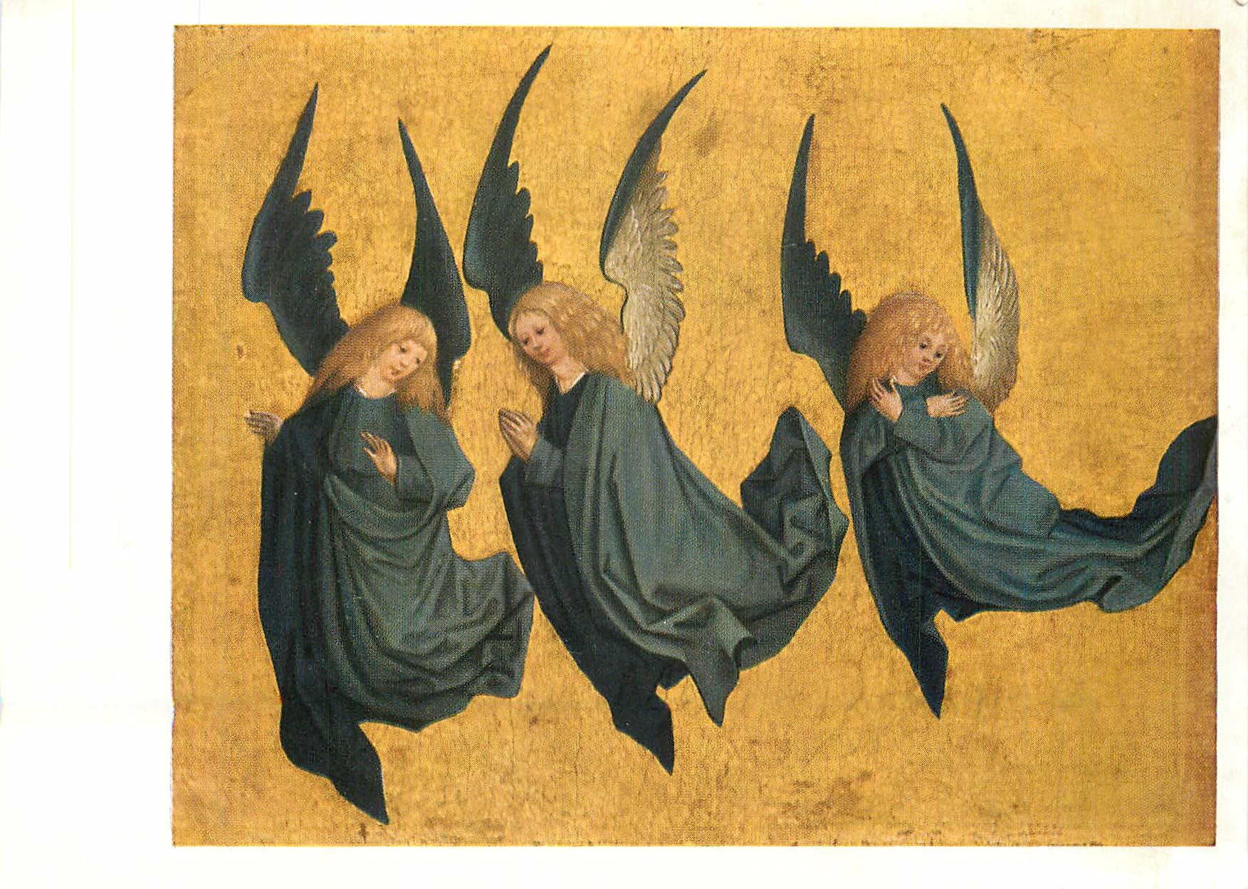 CPM Kunstmuseum Basel Trois Anges Planants Meister des Hausbuches (Halfte des Jahrhunderts)