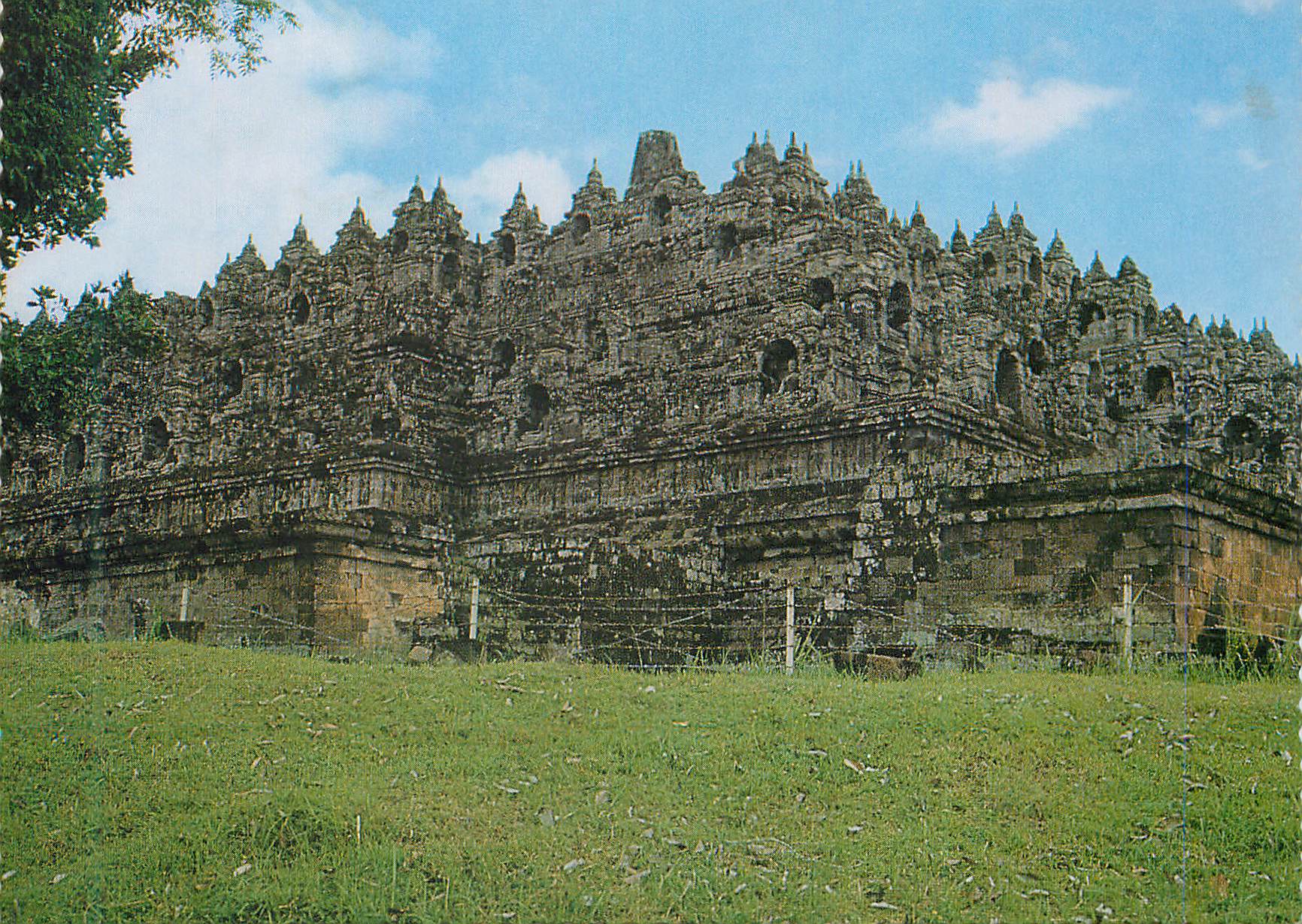 CPM Borobudur Temple There are Hundreds of Spires each of which contains the image of Buddha