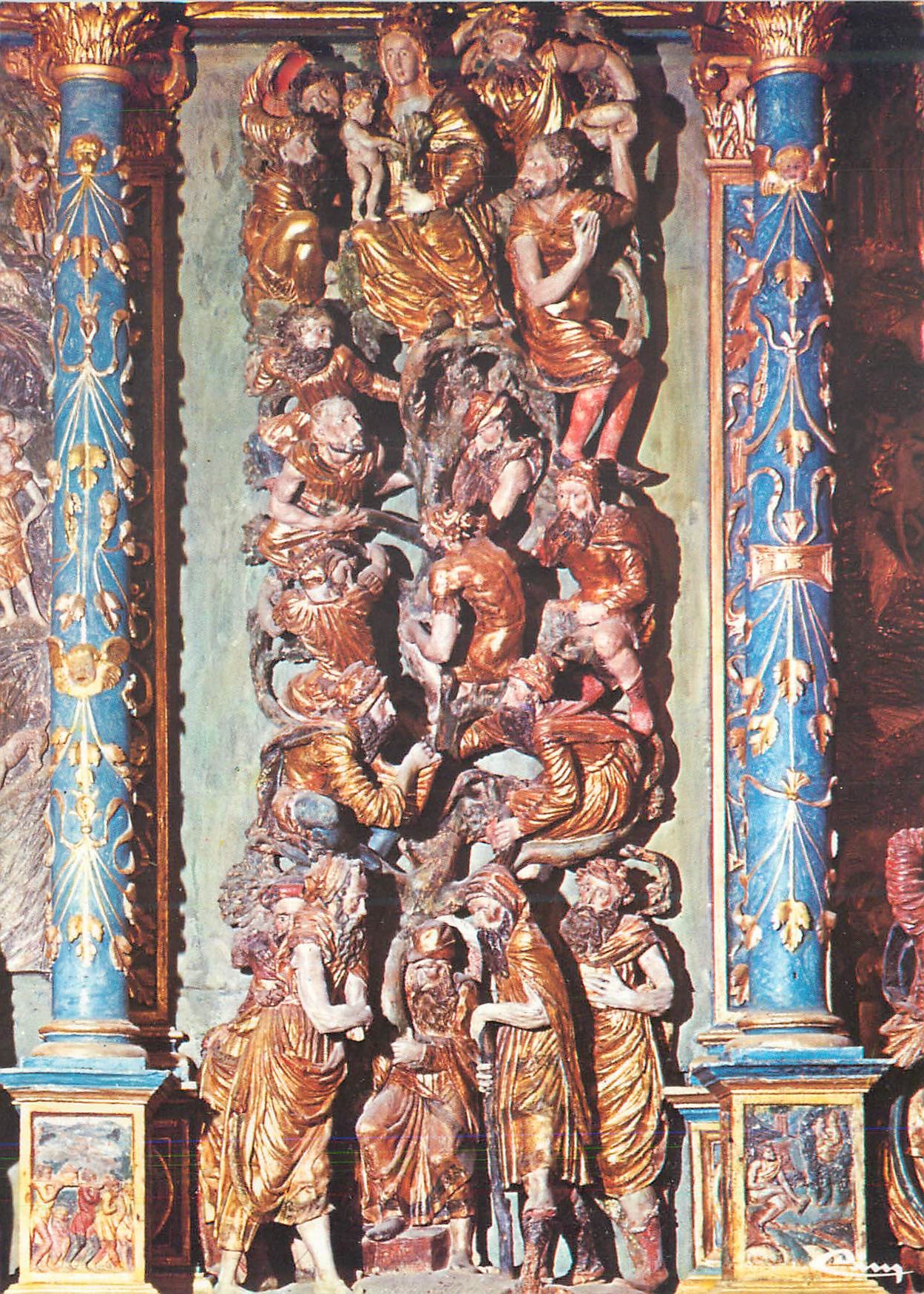 CPM Seillans (Var) N D l'Ormeau detail du Retable