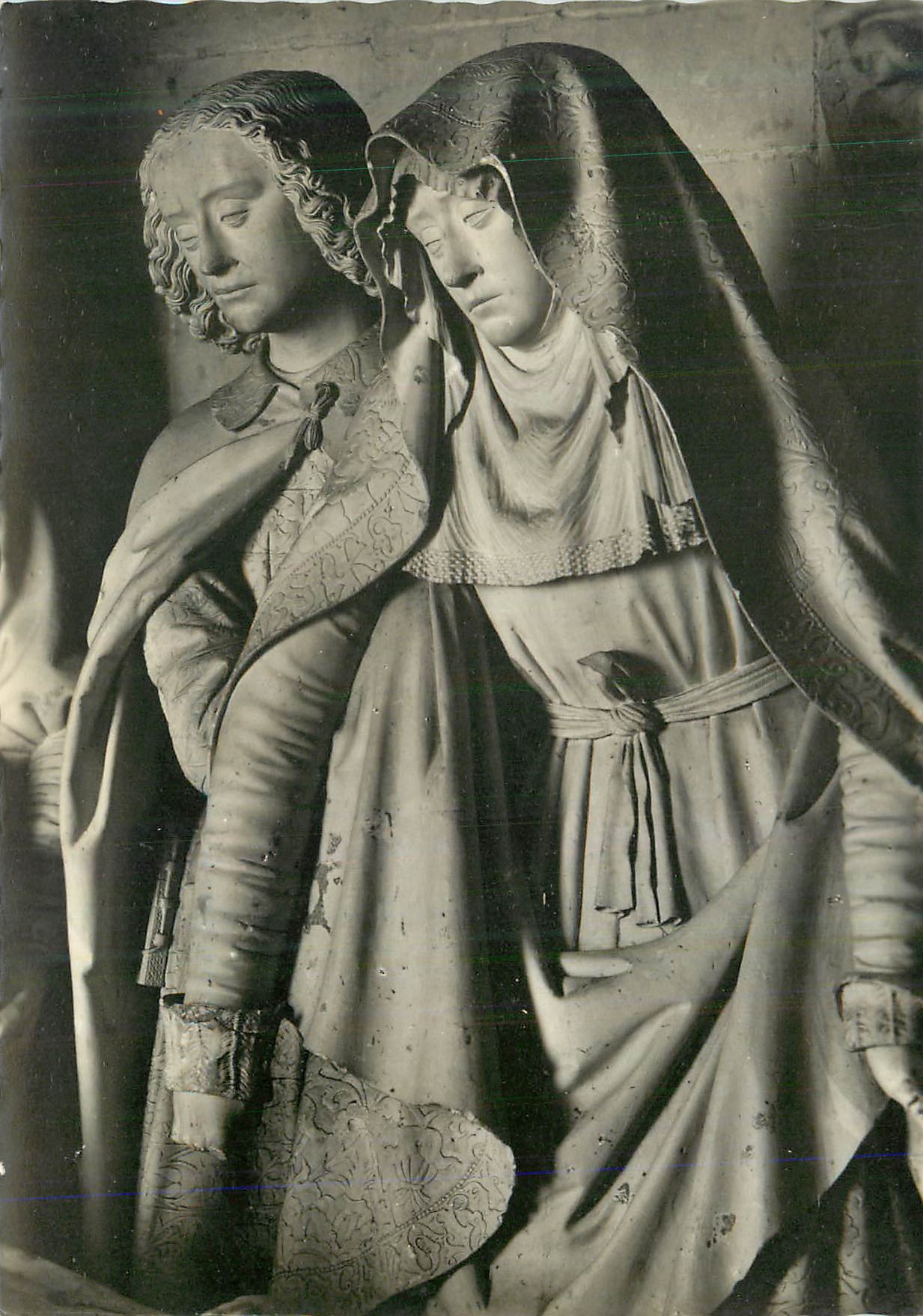 CPM Solesmes (Sarthe) Notre Dame et Saint Jean (1496)