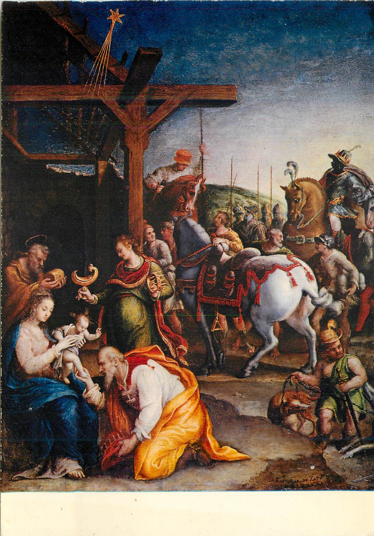 CPM Musee Thomas Henry Cherbourg Fontana (1552 1614) Adoration des Mages