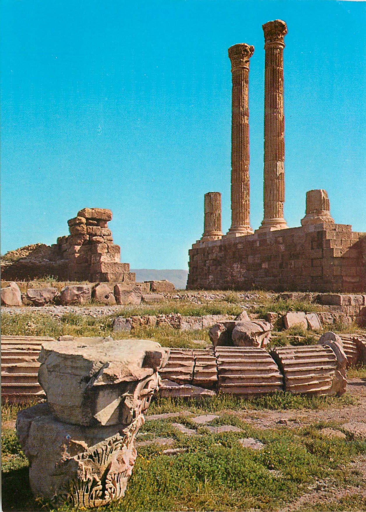 Temple de Jupiter à Tarraco — Ruines antiques — Éditeur non visible