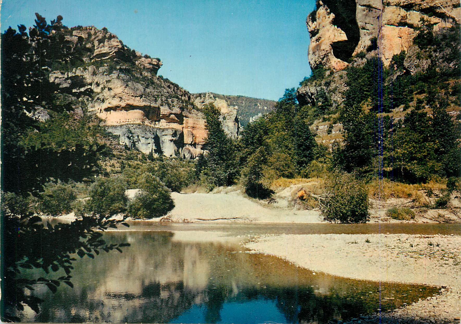 CPM Circuit des Gorges du Tarn et de la Jonte (Lozere) Le Tarn aux Baumes Basses