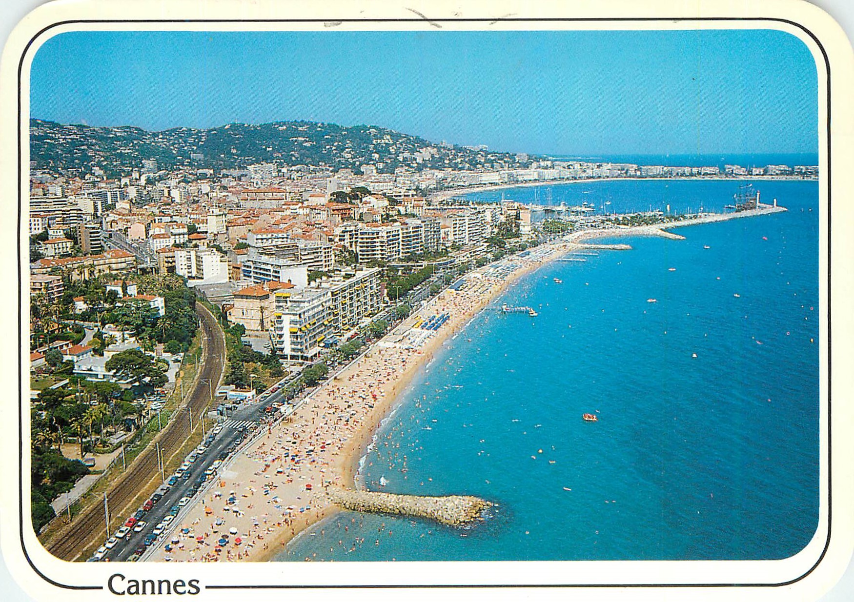 CPM Cannes Reflets de la Cote d'Azur Vue aerienne