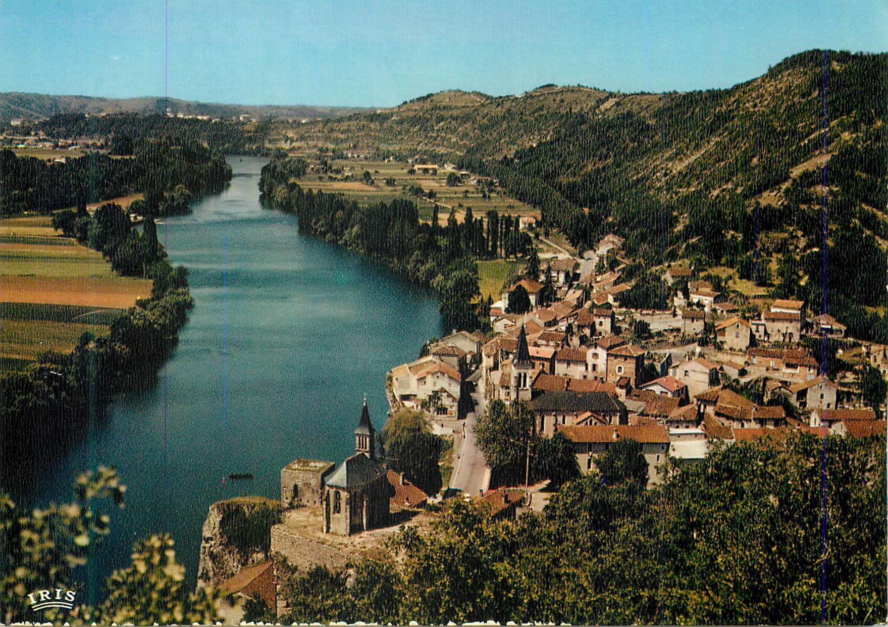 CPM Laroque des Arcs Le Lot Pittoresque Seduisant Village au Bord du Lot