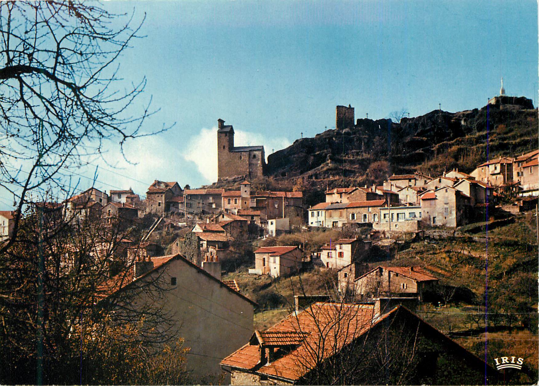 CPM Aubin (Aveyron) La Chapelle Le Fort et le Calvaire