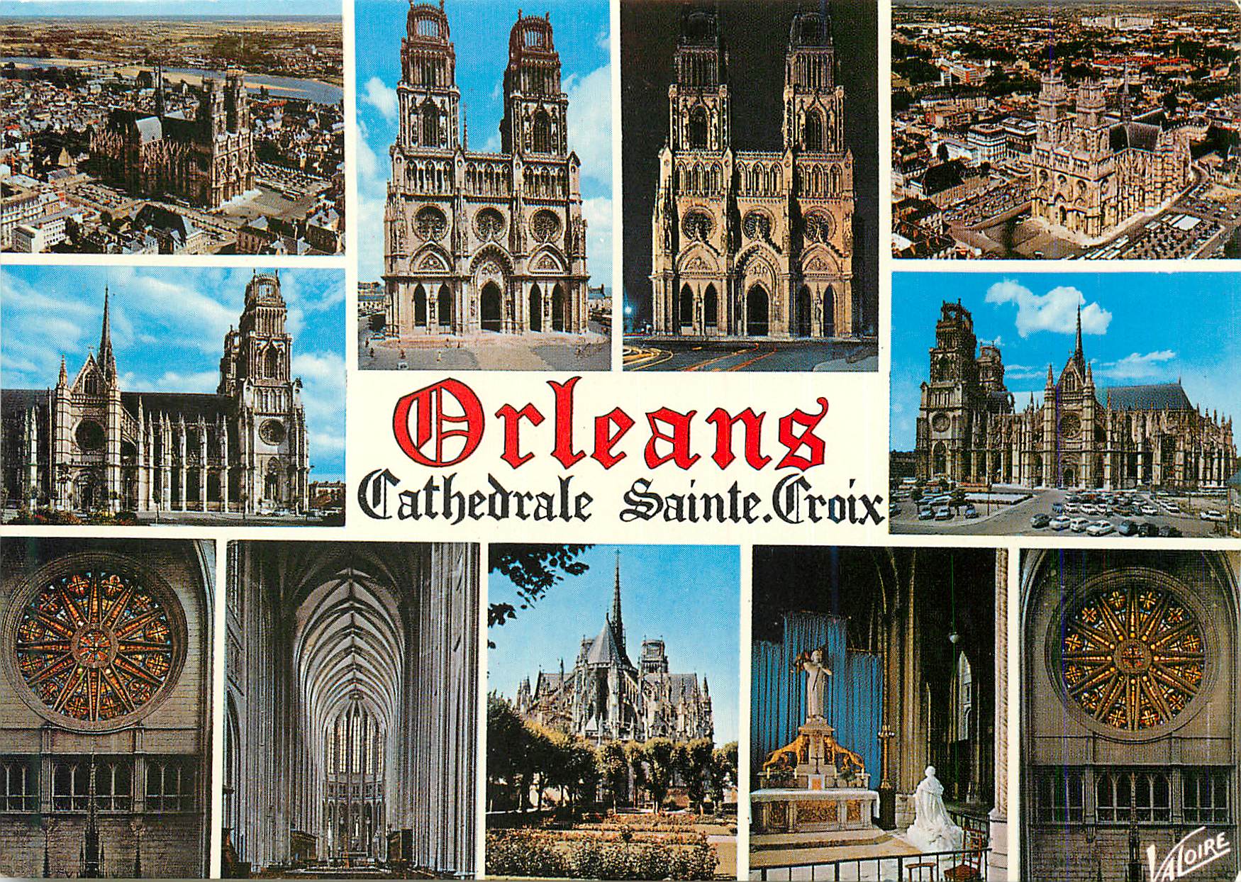 CPM Orleans (Loiret) Les Merveilles du Val de Loire Cathedrale Sainte Croix