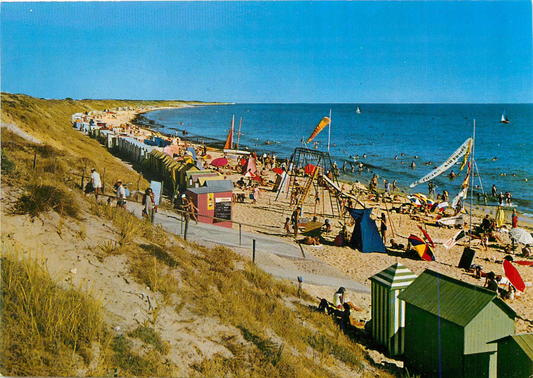 Plage de Cuxhaven — vue animée — éditeur non identifiable