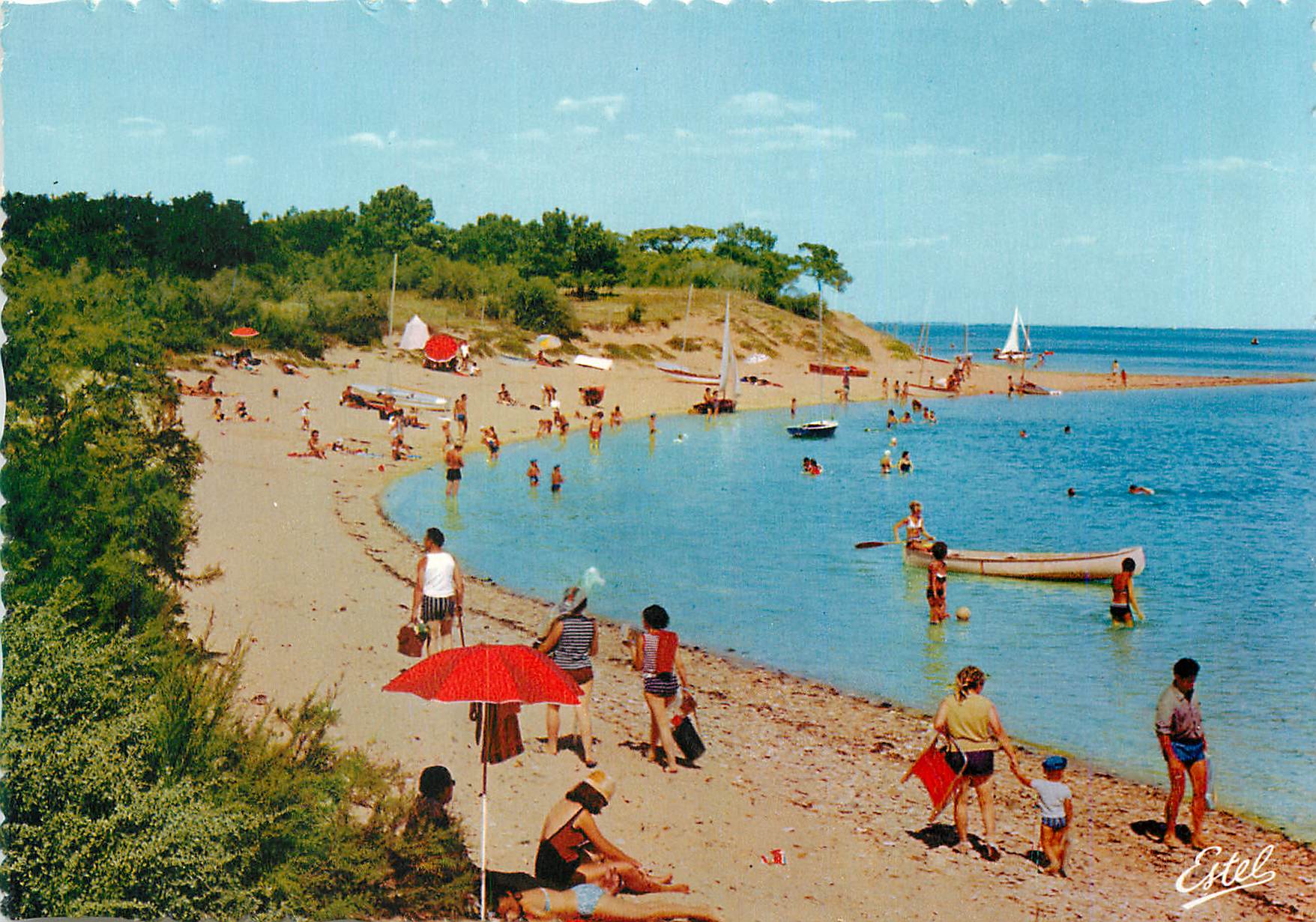 Plage de Sainte-Marguerite — vue panoramique — Estel