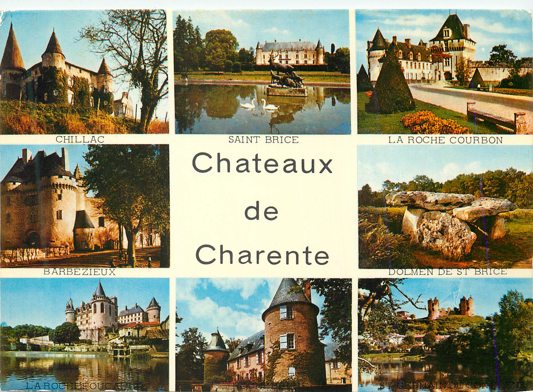 CPM Sites et Chateaux de Charente Chillac St Brice la Roche Courbon