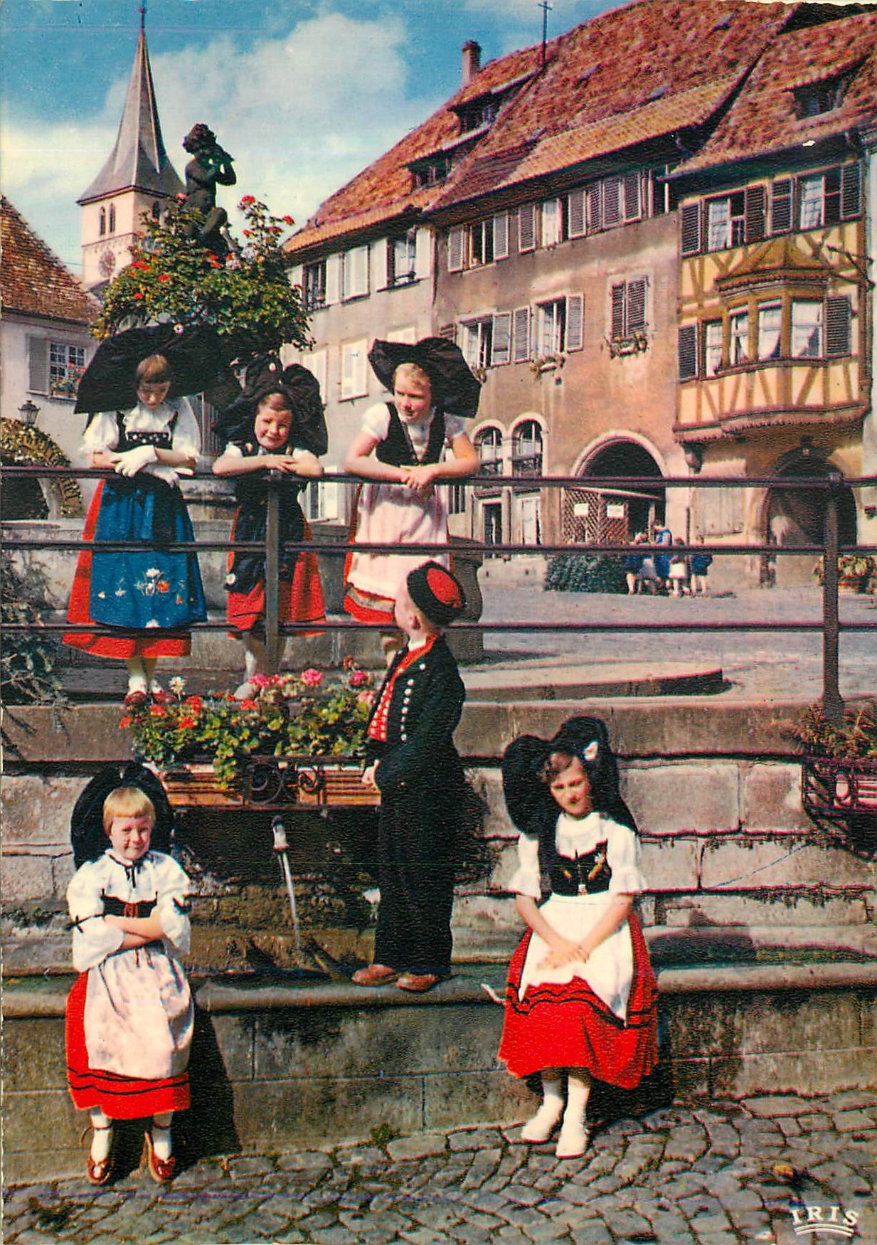 CPM l'Alsace Pittoresque Laquelle Choisir Folklore