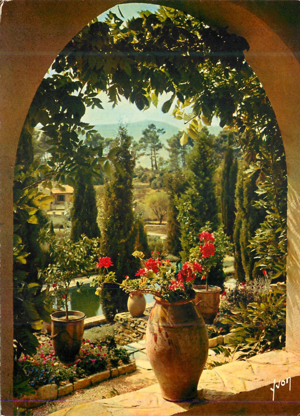 CPM La Cote d'Azur Miracle de la Nature Jardin Provencal Couleurs et Lumiere de France