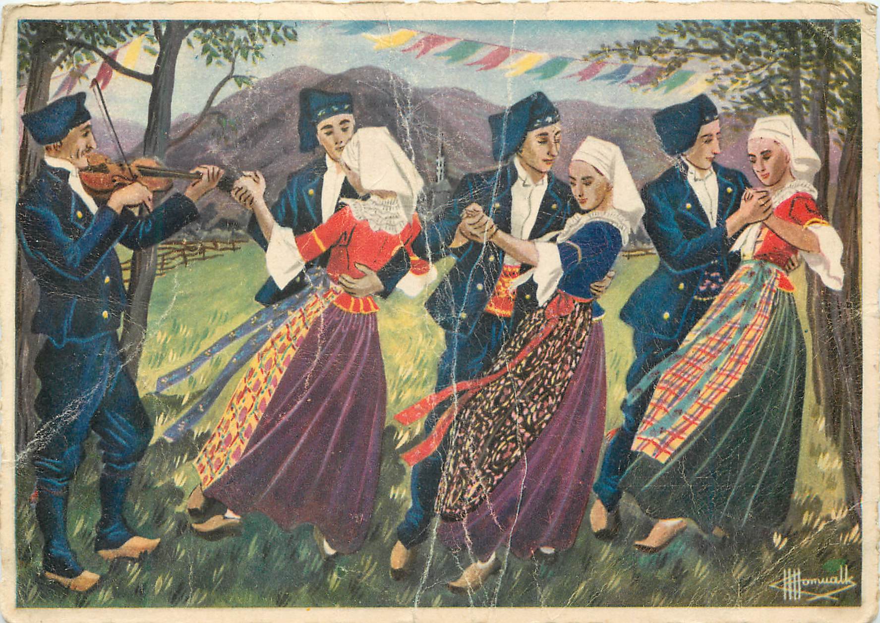 CPM Vallee de Massat en Parcourant l'Ariege Folklore