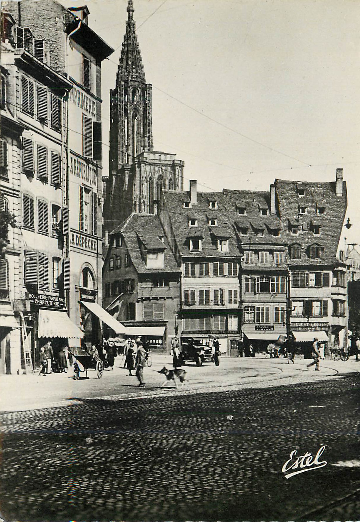 CPM Strasbourg Place du Corbeau