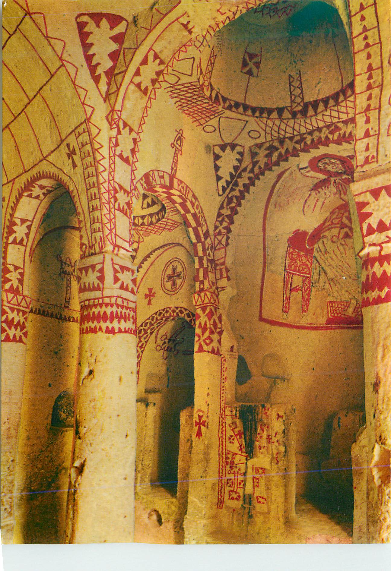 CPM Turkey The Byzantin Frescoes from the Church with Apples