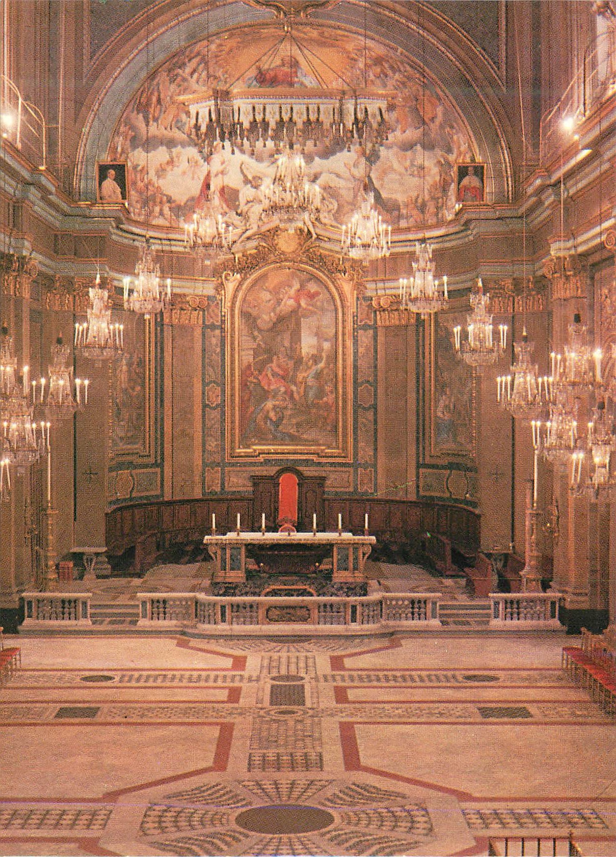 CPM Rome Basilique des Saints Jean et Paul sur le Celius Interieur de la Basilique