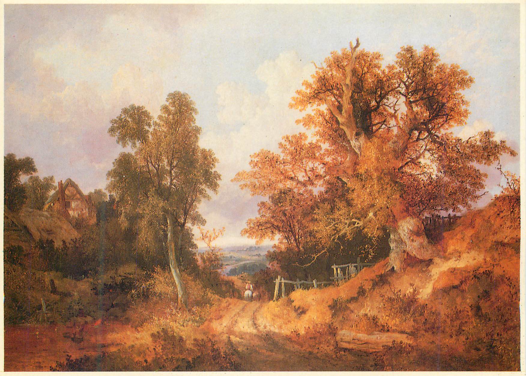 CPM Castle Museum Norwich John Berney Ladbrooke 1803 1879 Lane Scene 1874