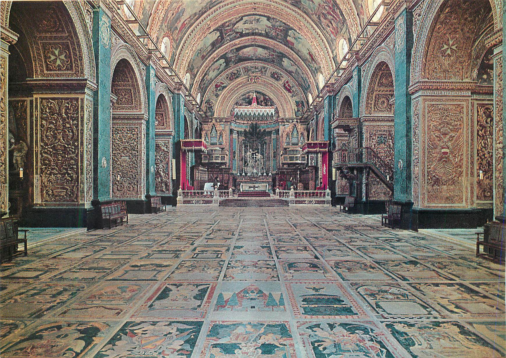 CPM Malta Interior of St John's Co Cathedral