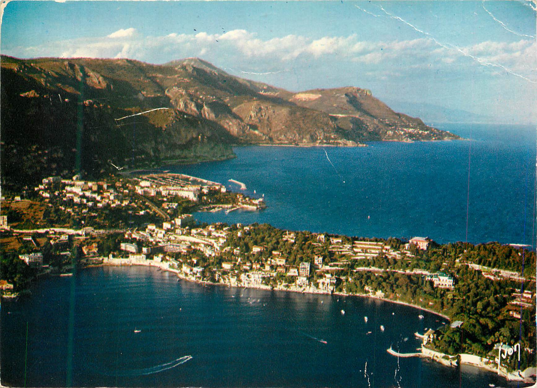 Vue aérienne de la baie de Capri — Italie — éditeur non identifiable