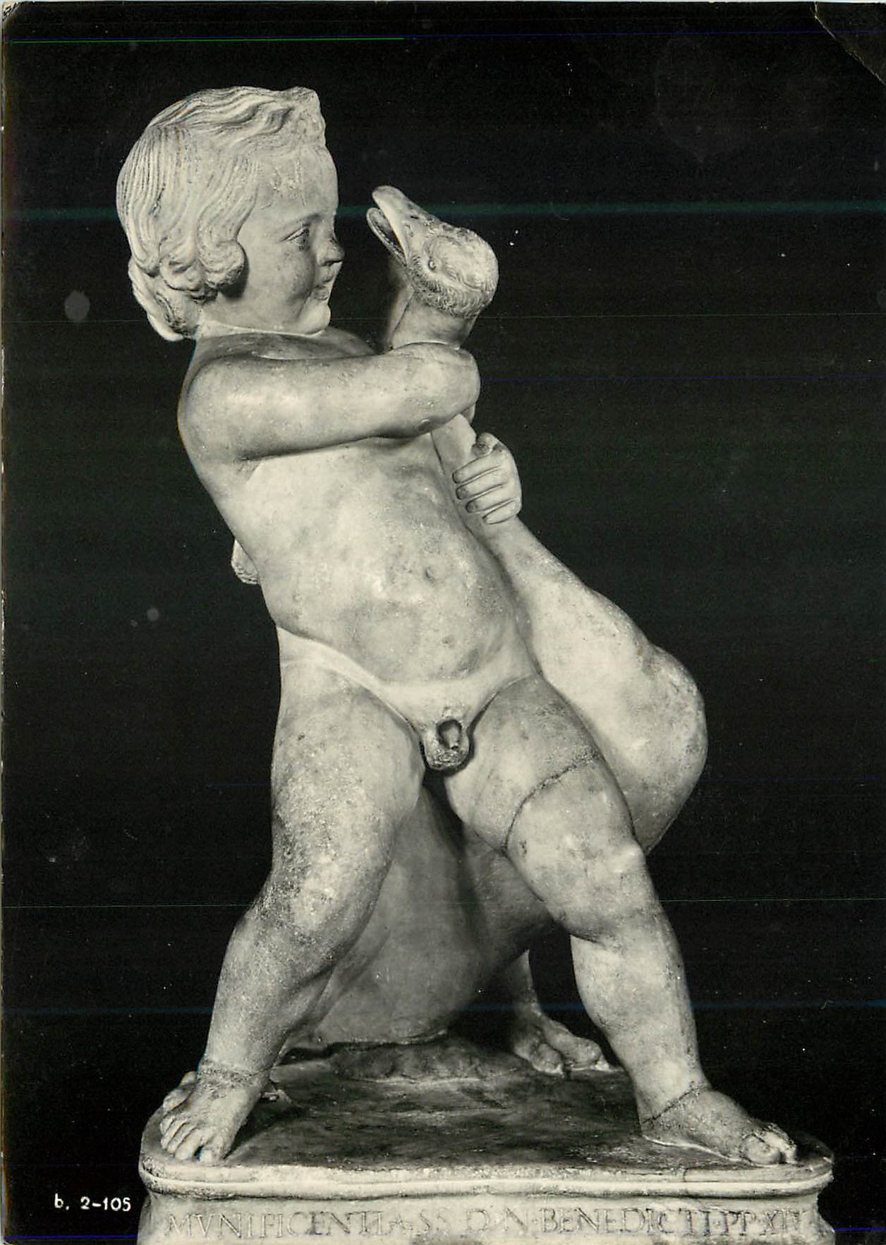 CPM Roma Musee Capitoline Enfant avec Ole (d'apres Org de Boethos)