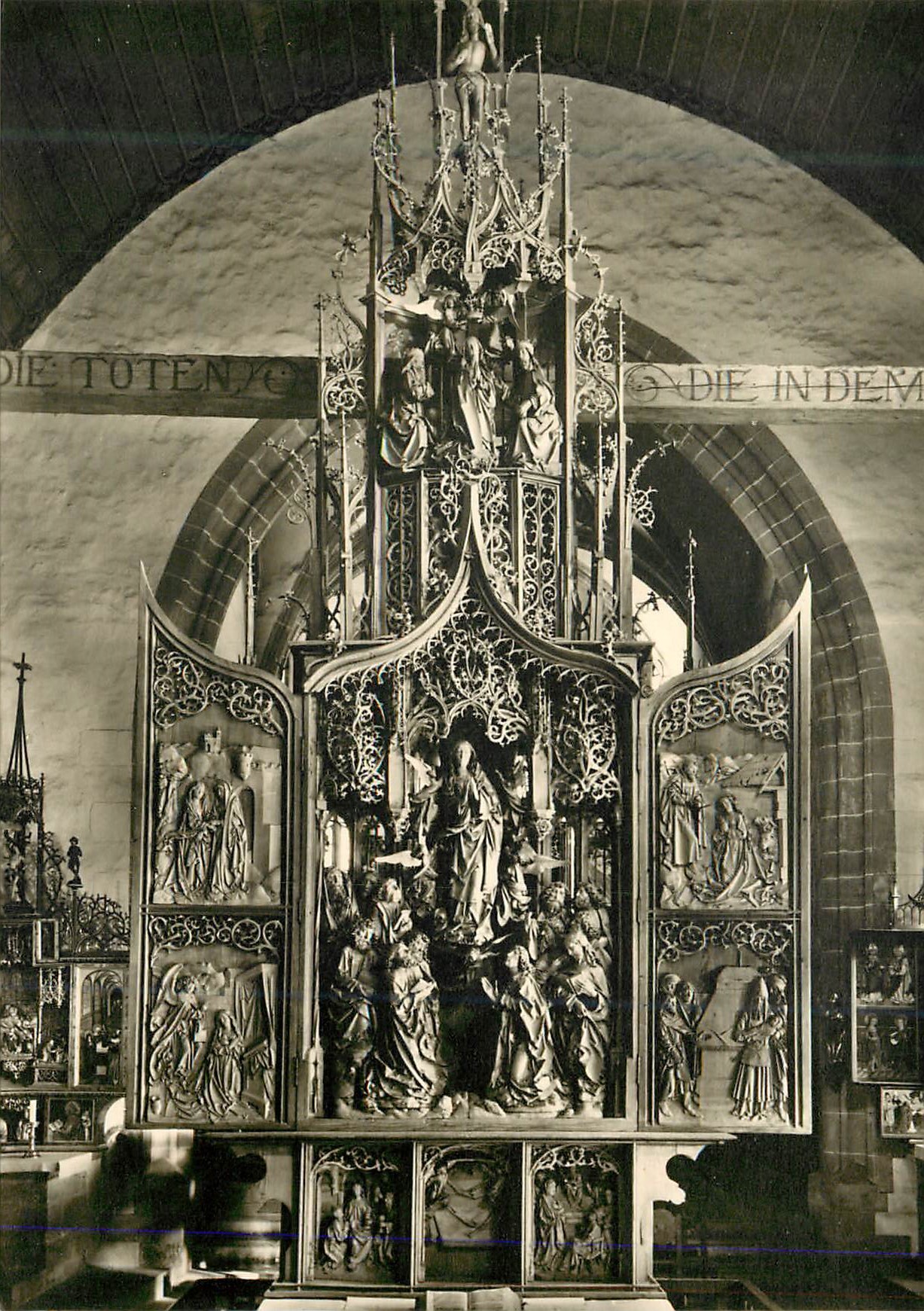CPM Herrgottskirche Creglingen a Tauber Marienaltar Von Titman Riemenschneider (1460 1531)