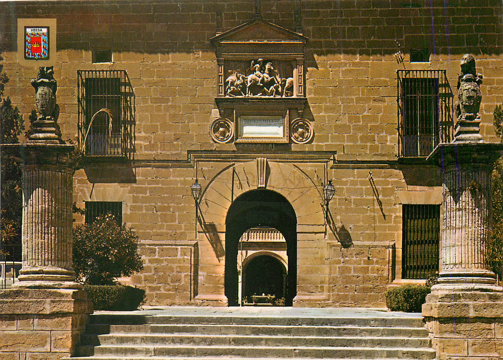 CPM Ubeda (Jaen) Hospital de Santiago (Monumento Nacional) Portada