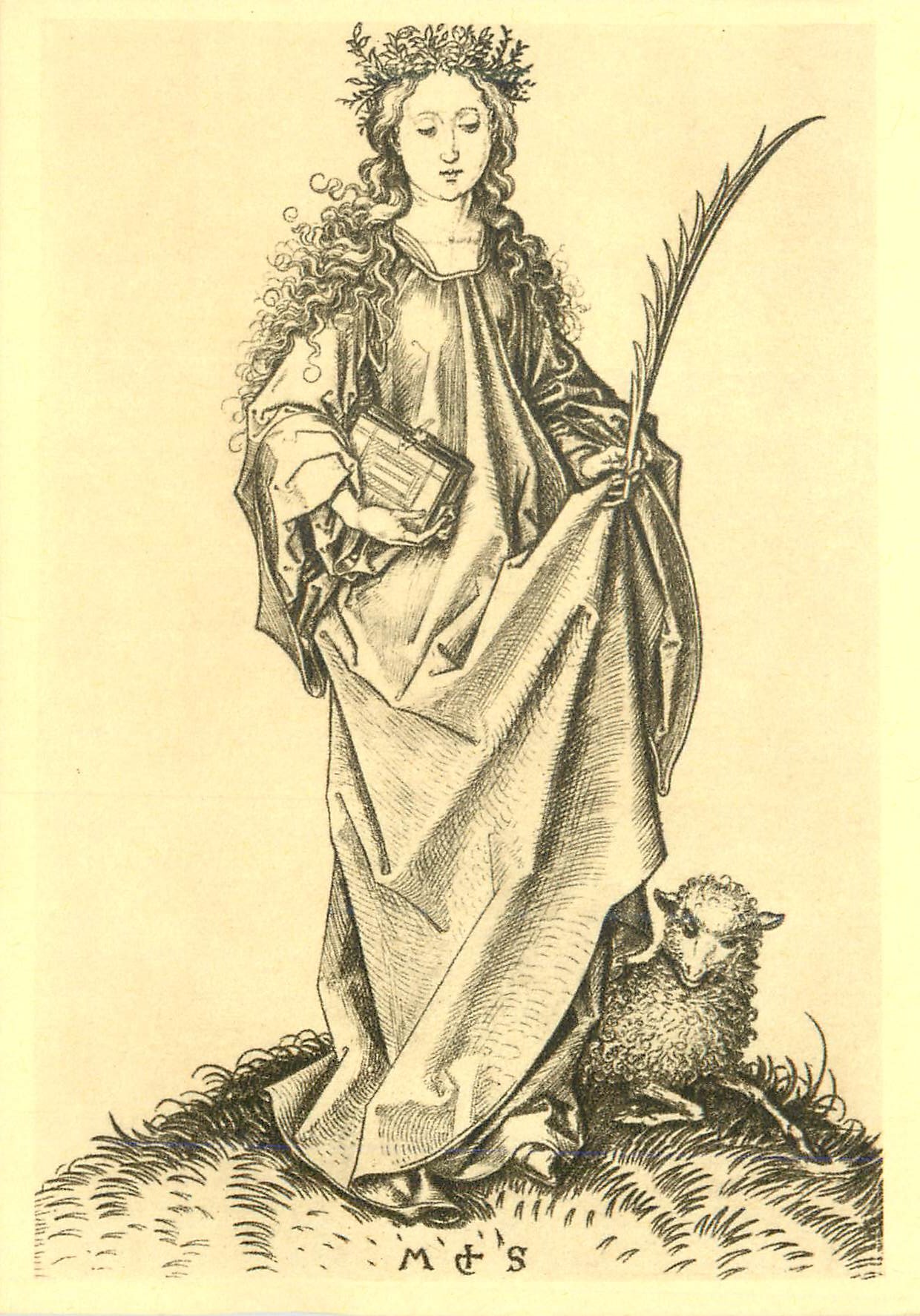 CPM Colmar vers 1450 Brisach 1491 Martin Schongauer peintre Graveur Sainte Anges