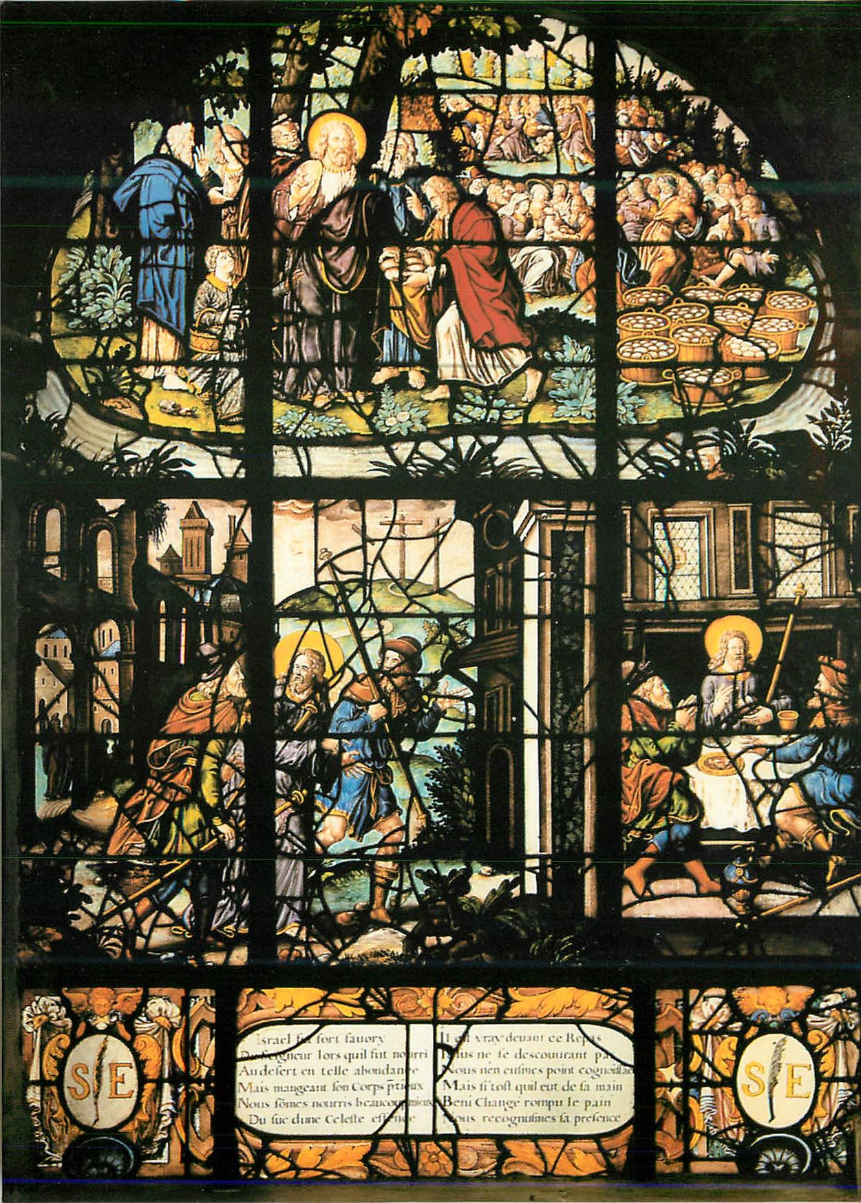 CPM Saint Etienne du Mont 3e Vitrail du Cloitre