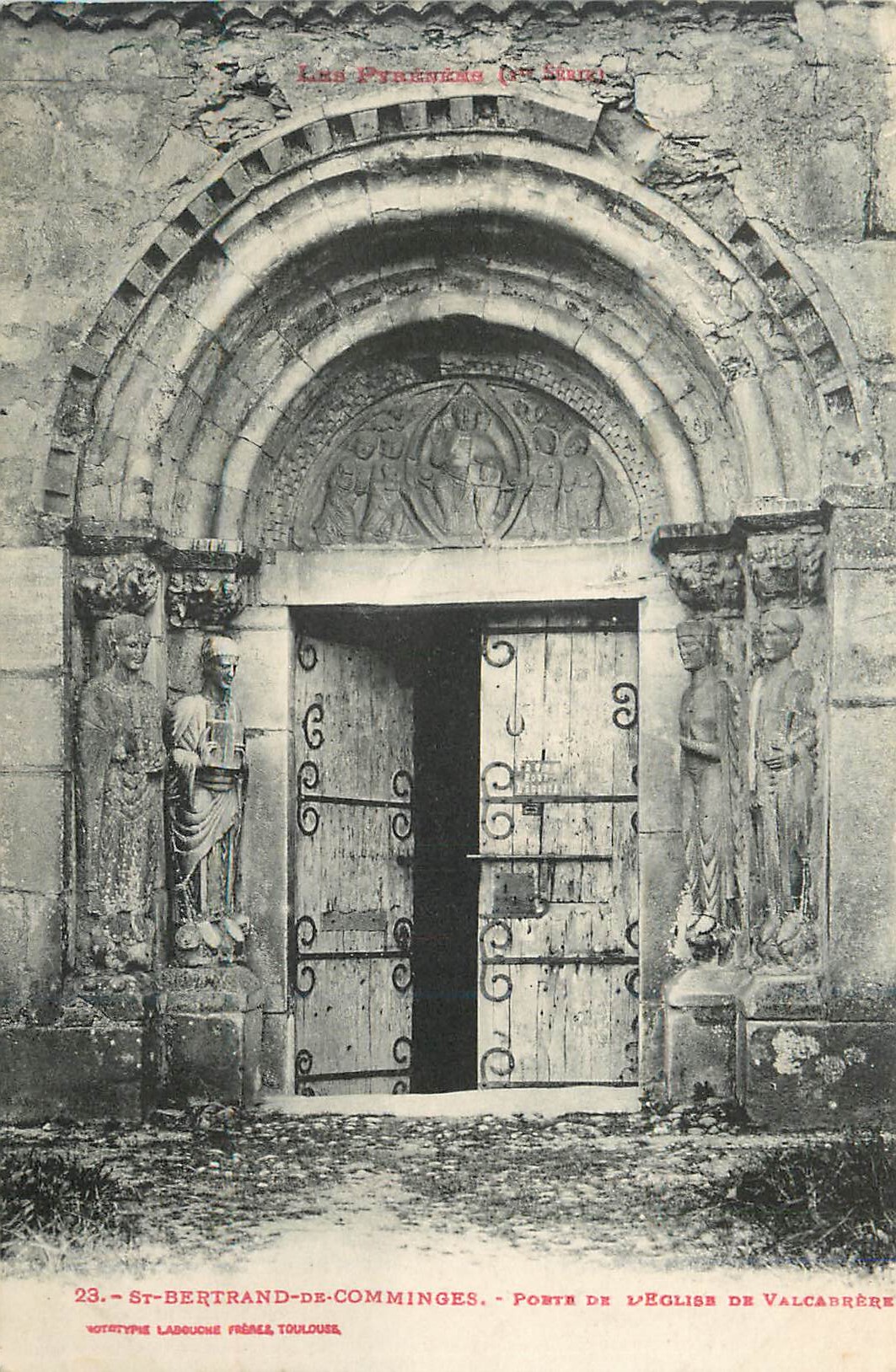CPA St Bertrand de Comminges Porte de l'Eglise