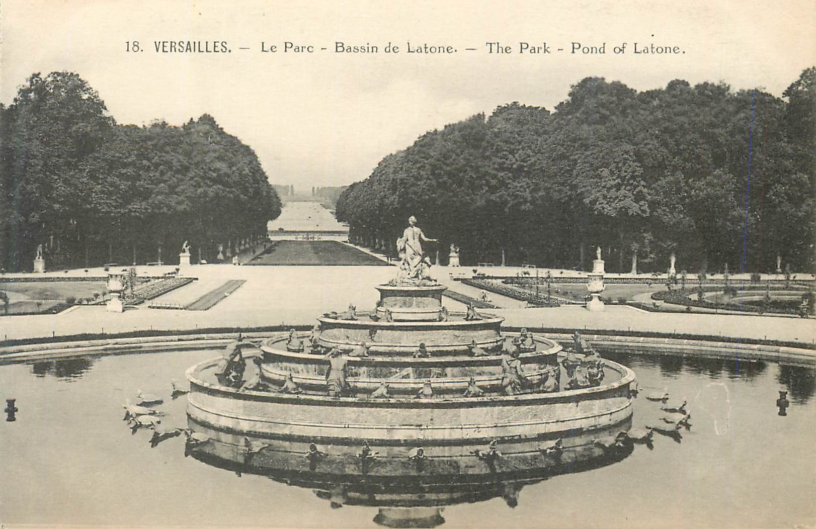 CPA Versailles Le Parc Bassin de Latone